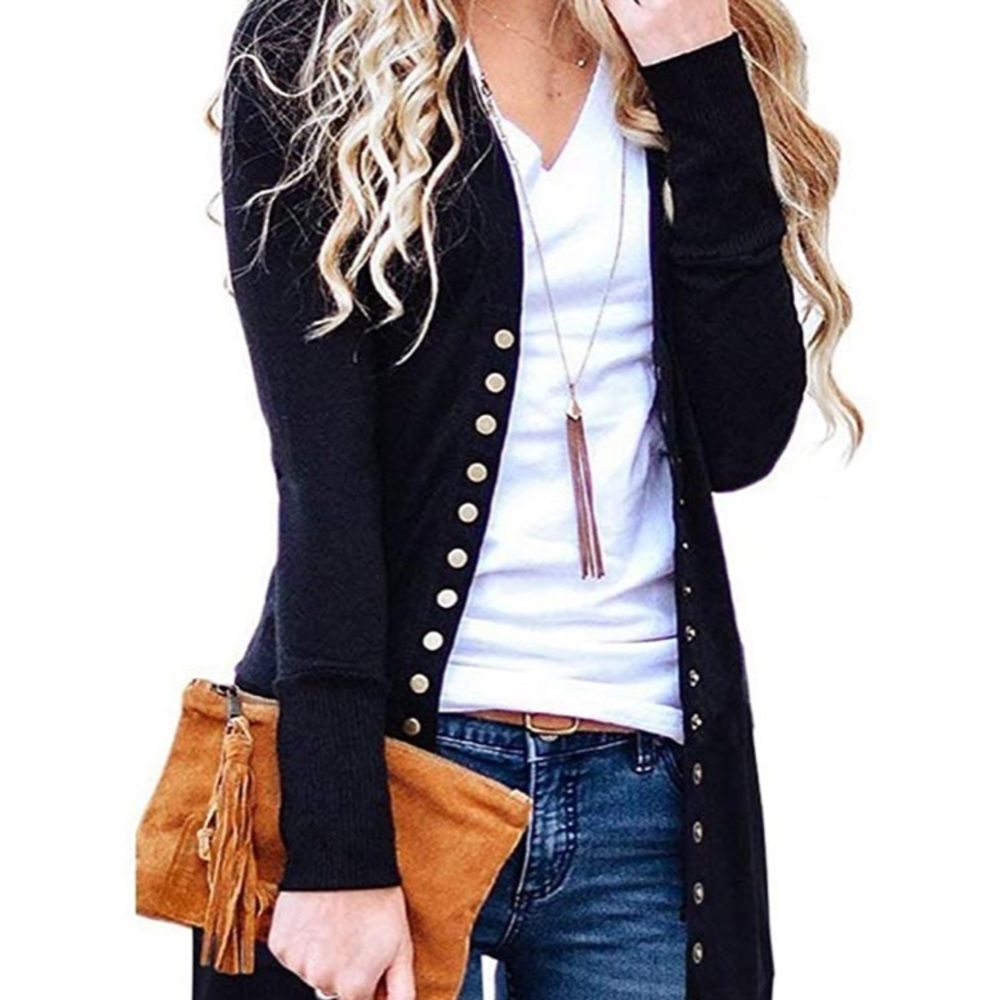 SALE*******NWOT**lightweight ribbed black v neck cardigan